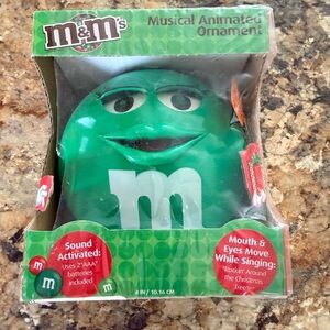 M&M'S Green Musical Animated Ornament - Green 2007